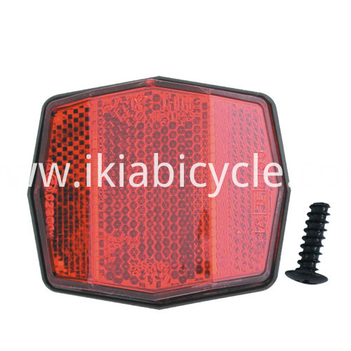 Plastic Red Bicycle Reflector