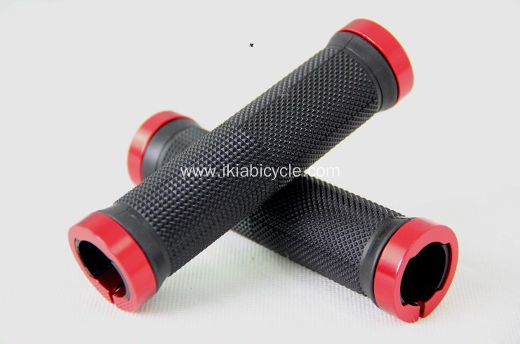 Black Green Color Bike Handle Bar Grip