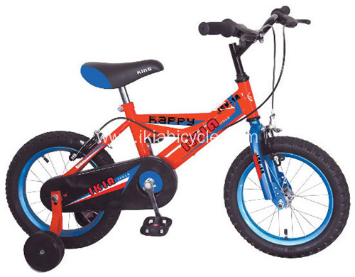 Black Kids Bike With Steel Chain Cover