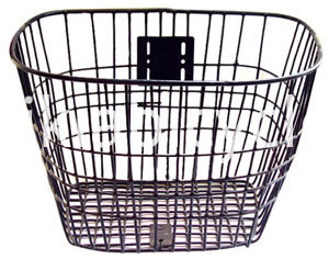 Wicker Woven Front Decorative Bicycle Basket