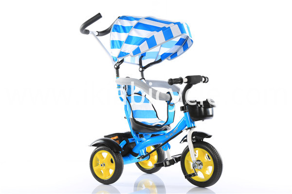 Baby Tricycle Kids Bike with Push Bar