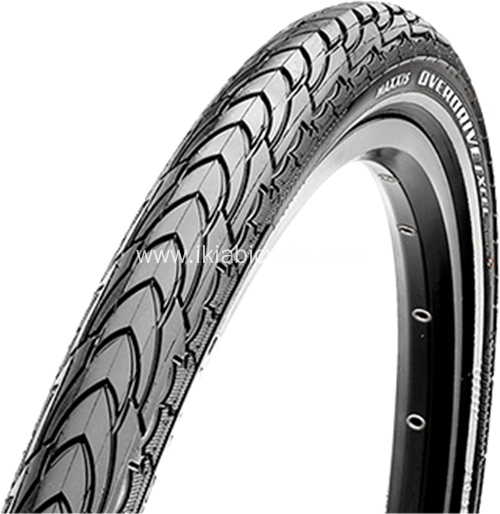 Black Rubber Bike Tire with Kinds Flowers