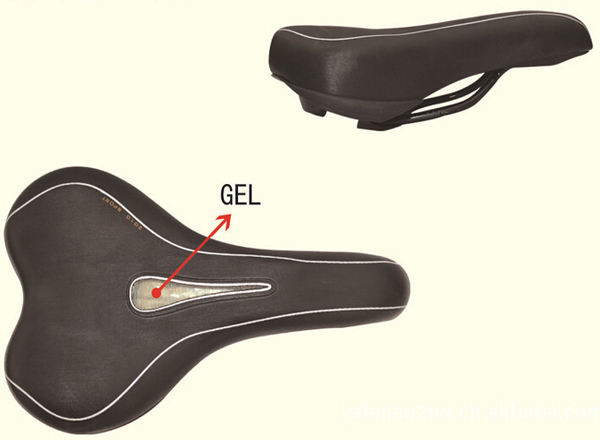 Leather Bicycle Bike Saddle