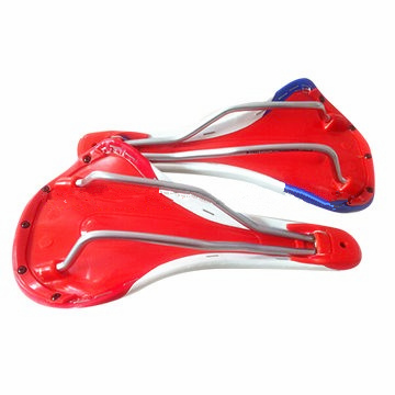 Bicycle Saddle with Leather Cover
