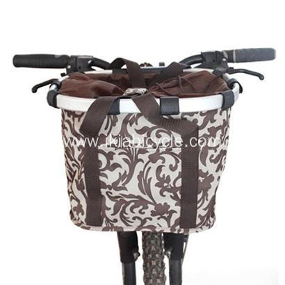Wicker Woven Front Decorative Bicycle Basket