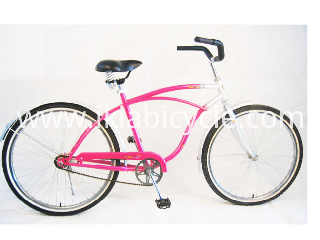 24 Inch City Bike with Basket and Light